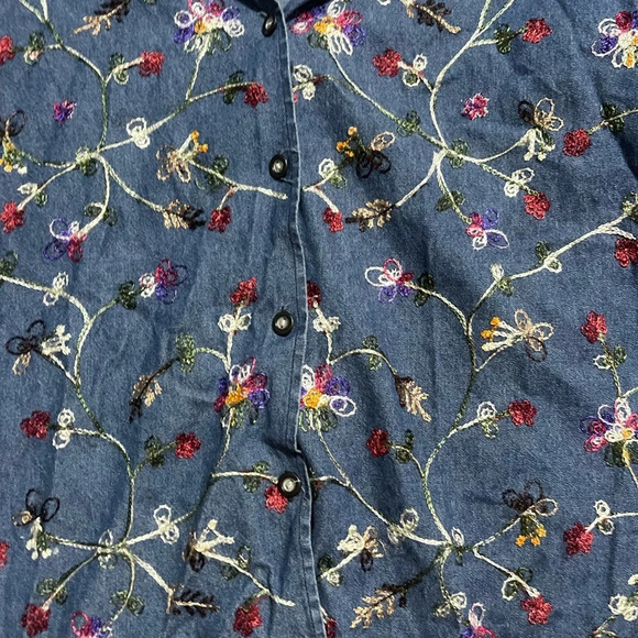 Vintage Floral Shirt XL - Picture 2 of 5